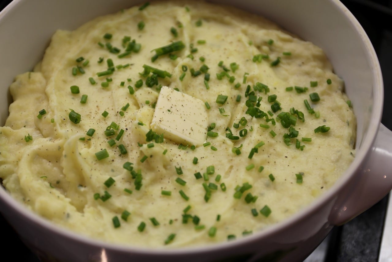 Garlic Boursin Cream Cheese Mashed Potatoes Recipe