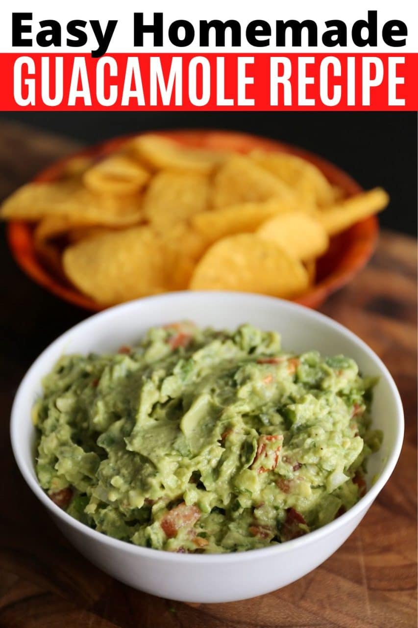 Save our Easy Homemade Guacamole recipe to Pinterest!
