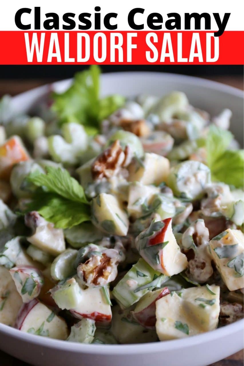 Save our Classic Creamy Waldorf Salad recipe to Pinterest!