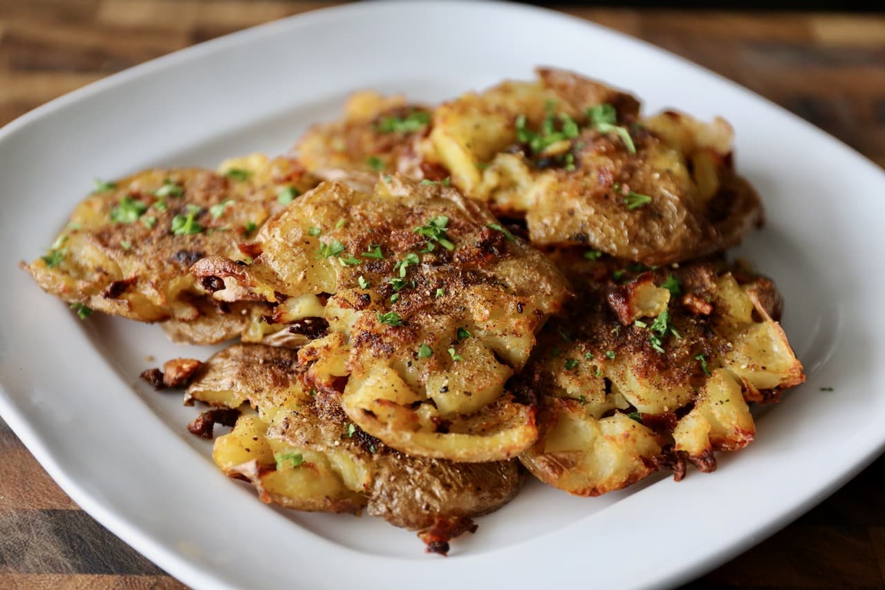 Crispy Smashed Potatoes Recipe