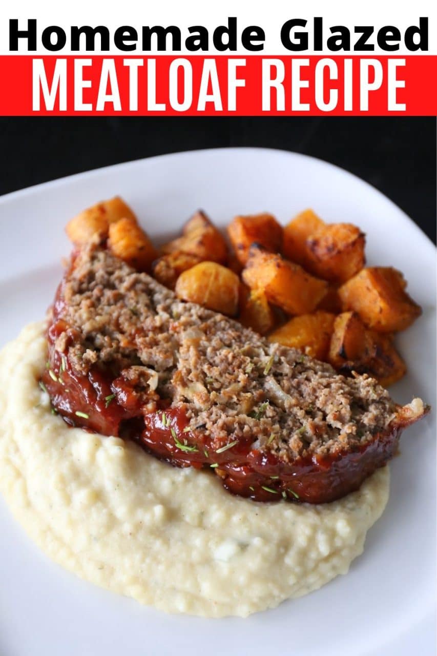 Save our Homemade Glazed Meatloaf recipe to Pinterest!