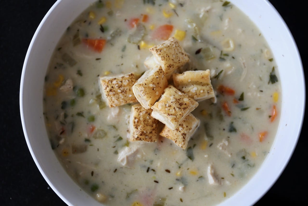 Homemade Chicken Pot Pie Soup Recipe