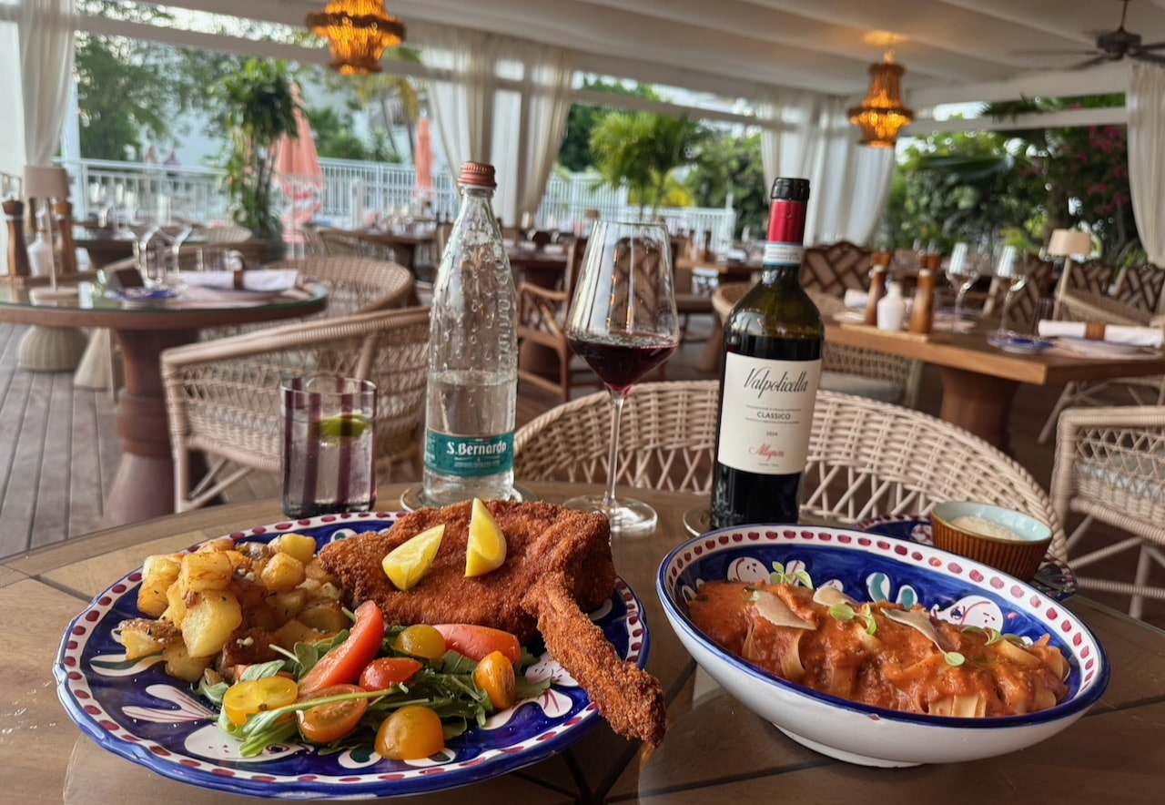 Indulge in Italian comfort foods at La Spiaggia.