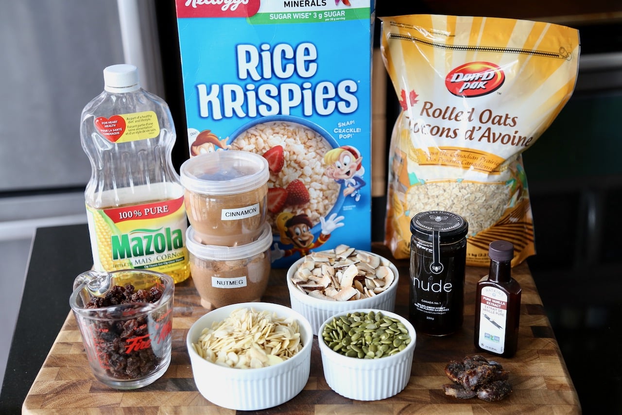 Our easy granola recipe features wholesome ingredients like oats, dates, almonds and pumpkin seeds.